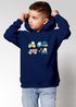 Kinder Hoodie Jungen Aufdruck Traktor Bagger Baustelle Fahrzeuge Jungengeschenke Moonworks®preview