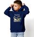 Kinder Hoodie Jungen Dino mit Namen personalisiert Dinosaurier T-Rex Aufdruck SpecialMe®preview