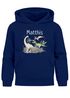 Kinder Hoodie Jungen Dino mit Namen personalisiert Dinosaurier T-Rex Aufdruck SpecialMe®preview