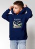 Kinder Hoodie Jungen Dino mit Namen personalisiert Dinosaurier T-Rex Aufdruck SpecialMe®preview