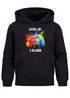 Kinder Hoodie Jungen Einschulung 2025 Gaming Print Geschenkidee Gamer Zocker Spruch Lustig Level Up Erste Klasse Moonworks®preview