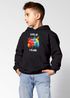 Kinder Hoodie Jungen Einschulung 2025 Gaming Print Geschenkidee Gamer Zocker Spruch Lustig Level Up Erste Klasse Moonworks®preview