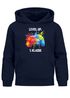 Kinder Hoodie Jungen Einschulung 2025 Gaming Print Geschenkidee Gamer Zocker Spruch Lustig Level Up Erste Klasse Moonworks®preview