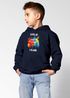 Kinder Hoodie Jungen Einschulung 2025 Gaming Print Geschenkidee Gamer Zocker Spruch Lustig Level Up Erste Klasse Moonworks®preview
