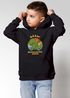 Kinder Hoodie Jungen Einschulung 2025 Jahreszahl personalisierbar Dabbing Dino Bääm Geschenkidee Schulanfänger Moonworks®preview