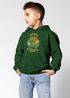 Kinder Hoodie Jungen Einschulung 2025 Jahreszahl personalisierbar Dabbing Dino Bääm Geschenkidee Schulanfänger Moonworks®preview
