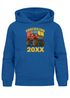 Kinder Hoodie Jungen Einschulung 2025 Monstertruck Piickup Auto personalisiert mit Jahreszahl Jungengeschenke Moonworks®preview