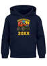 Kinder Hoodie Jungen Einschulung 2026 Monstertruck Piickup Auto personalisiert mit Jahreszahl Jungengeschenke Moonworks®preview