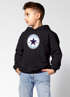 Kinder Hoodie Jungen Einschulung 2026 Stern Design Schulkind mit Wunschname personalisiert Jungengeschenke Schulstart Moonworks®preview