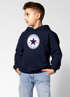 Kinder Hoodie Jungen Einschulung 2026 Stern Design Schulkind mit Wunschname personalisiert Jungengeschenke Schulstart Moonworks®preview