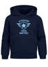 Kinder Hoodie Jungen Einschulung personalisiert Schriftzug Schulkind 2025 Jahreszahl und Name anpassbar Jungengeschenke Moonworks®preview
