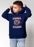 Kinder Hoodie Jungen Feuerwehr Löschzug Spruch lustig Für die Feuerwehr geboren Jungengeschenke Moonworks®preview