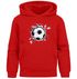 Kinder Hoodie Jungen Fußball Sport Kapuzenpulli Geschenke Junge Kinderkleidung Aufdruck Print Moonworks®preview