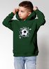 Kinder Hoodie Jungen Fußball Sport Kapuzenpulli Geschenke Junge Kinderkleidung Aufdruck Print Moonworks®preview