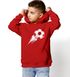 Kinder Hoodie Jungen Fußball Sport Kapuzenpulli Geschenke Junge Kinderkleidung Aufdruck Print Moonworks®preview