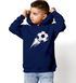 Kinder Hoodie Jungen Fußball Sport Kapuzenpulli Geschenke Junge Kinderkleidung Aufdruck Print Moonworks®preview