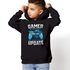 Kinder Hoodie Jungen Gaming Spruch lustig Gamer altern nicht Videospiel Konsole Jungengeschenke Moonworks®preview