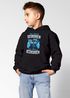 Kinder Hoodie Jungen Gaming Spruch lustig zum Zocken geboren zur Schule gezwungen Jungengeschenke Moonworks®preview