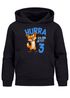 Kinder Hoodie Jungen Geburtstag Fuchs – Hurra ich bin jetzt X – personalisierter Geburtstags Hoodie mit Alter Geschenkidee für Jungen, Kinder Pullover personalisiert SpecialMe®preview