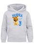 Kinder Hoodie Jungen Geburtstag – Hurra ich bin jetzt X – Löwe personalisierter Geburtstags Hoodie mit Alter Geschenkidee für Jungen, Kinder Pullover personalisiert SpecialMe®preview