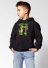 Kinder Hoodie Jungen Geburtstag Pass auf Welt Dino T-Rex personalisierter Geburtstags Hoodie mit Alter Geschenkidee für Jungen, Kinder Pullover personalisiert SpecialMe®preview