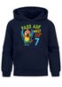 Kinder Hoodie Jungen Geburtstag Pass auf Welt Papagei personalisierter Geburtstags Hoodie mit Alter Geschenkidee für Jungen, Kinder Pullover personalisiert SpecialMe®preview