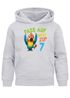Kinder Hoodie Jungen Geburtstag Pass auf Welt Papagei personalisierter Geburtstags Hoodie mit Alter Geschenkidee für Jungen, Kinder Pullover personalisiert SpecialMe®preview