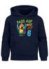 Kinder Hoodie Jungen Geburtstag Pass auf Welt Papagei personalisierter Geburtstags Hoodie mit Alter Geschenkidee für Jungen, Kinder Pullover personalisiert SpecialMe®preview