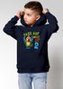 Kinder Hoodie Jungen Geburtstag Pass auf Welt Papagei personalisierter Geburtstags Hoodie mit Alter Geschenkidee für Jungen, Kinder Pullover personalisiert SpecialMe®preview