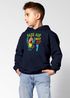 Kinder Hoodie Jungen Geburtstag Pass auf Welt Papagei personalisierter Geburtstags Hoodie mit Alter Geschenkidee für Jungen, Kinder Pullover personalisiert SpecialMe®preview
