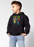 Kinder Hoodie Jungen Geburtstag Pass auf Welt Papagei personalisierter Geburtstags Hoodie mit Alter Geschenkidee für Jungen, Kinder Pullover personalisiert SpecialMe®preview