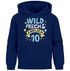 Kinder Hoodie Jungen Geschenk Geburtstag Alter Zahl 4-10 und Spruch Wild und Frech Moonworks®preview