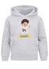 Kinder Hoodie Jungen Geschenk Kampfsport Kapuzenpullove mit Namen personalisierte Jungengeschenke Grafik Print Moonworks®preview