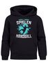 Kinder Hoodie Jungen Handball Sport Hobby Spruch Coole Jungs Geschenk Handballspieler Moonworks®preview