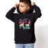 Kinder Hoodie Jungen Mädchen BMX Bike Wheelie Stunt Motiv Fahrradfahrer Geschenk für Jungen Mädchen Moonworks®preview