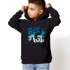 Kinder Hoodie Jungen Mädchen BMX Bike Wheelie Stunt Motiv Fahrradfahrer Geschenk für Jungen Mädchen Moonworks®preview