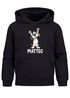 Kinder Hoodie Jungen Mädchen – personalisierter Kapuzenpullover mit süßem Hunde Motiv und eigenem Namen – Geschenk zum Geburtstag, Tiermotiv Pullover für Kinder SpecialMe®preview