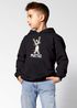 Kinder Hoodie Jungen Mädchen – personalisierter Kapuzenpullover mit süßem Hunde Motiv und eigenem Namen – Geschenk zum Geburtstag, Tiermotiv Pullover für Kinder SpecialMe®preview