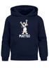Kinder Hoodie Jungen Mädchen – personalisierter Kapuzenpullover mit süßem Hunde Motiv und eigenem Namen – Geschenk zum Geburtstag, Tiermotiv Pullover für Kinder SpecialMe®preview