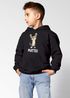 Kinder Hoodie Jungen Mädchen – personalisierter Kapuzenpullover mit süßem Katzen Motiv und eigenem Namen – Geschenk zum Geburtstag, Tiermotiv Pullover für Kinder SpecialMe®preview