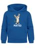 Kinder Hoodie Jungen Mädchen – personalisierter Kapuzenpullover mit süßem Katzen Motiv und eigenem Namen – Geschenk zum Geburtstag, Tiermotiv Pullover für Kinder SpecialMe®preview