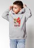 Kinder Hoodie Jungen Mädchen – personalisierter Karate Maus Pullover mit süßem Maus Motiv eigenem Namen und Alter – Geschenk zum Geburtstag, Tiermotiv Pullover für Kinder SpecialMe®preview