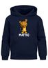 Kinder Hoodie Jungen Mädchen – personalisierter Löwen Pullover mit süßem Löwen Motiv und eigenem Namen – Geschenk zum Geburtstag, Tiermotiv Pullover für Kinder SpecialMe®preview