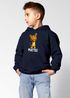 Kinder Hoodie Jungen Mädchen – personalisierter Löwen Pullover mit süßem Löwen Motiv und eigenem Namen – Geschenk zum Geburtstag, Tiermotiv Pullover für Kinder SpecialMe®preview