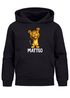 Kinder Hoodie Jungen Mädchen – personalisierter Löwen Pullover mit süßem Löwen Motiv und eigenem Namen – Geschenk zum Geburtstag, Tiermotiv Pullover für Kinder SpecialMe®preview