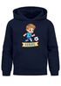 Kinder Hoodie Jungen mit Namen Geschenk Fussball Comicfigur personalisierte Jungengeschenke Geschenkidee Fussballfan Moonworks®preview