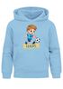 Kinder Hoodie Jungen mit Namen Geschenk Fussball Comicfigur personalisierte Jungengeschenke Geschenkidee Fussballfan Moonworks®preview