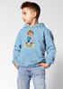 Kinder Hoodie Jungen mit Namen Geschenk Fussball Comicfigur personalisierte Jungengeschenke Geschenkidee Fussballfan Moonworks®preview