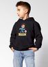 Kinder Hoodie Jungen mit Namen Geschenk Fussball Comicfigur personalisierte Jungengeschenke Geschenkidee Fussballfan Moonworks®preview