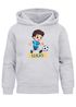 Kinder Hoodie Jungen mit Namen Geschenk Fussball Comicfigur personalisierte Jungengeschenke Geschenkidee Fussballfan Moonworks®preview